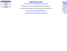 Tablet Screenshot of napoftheday.com